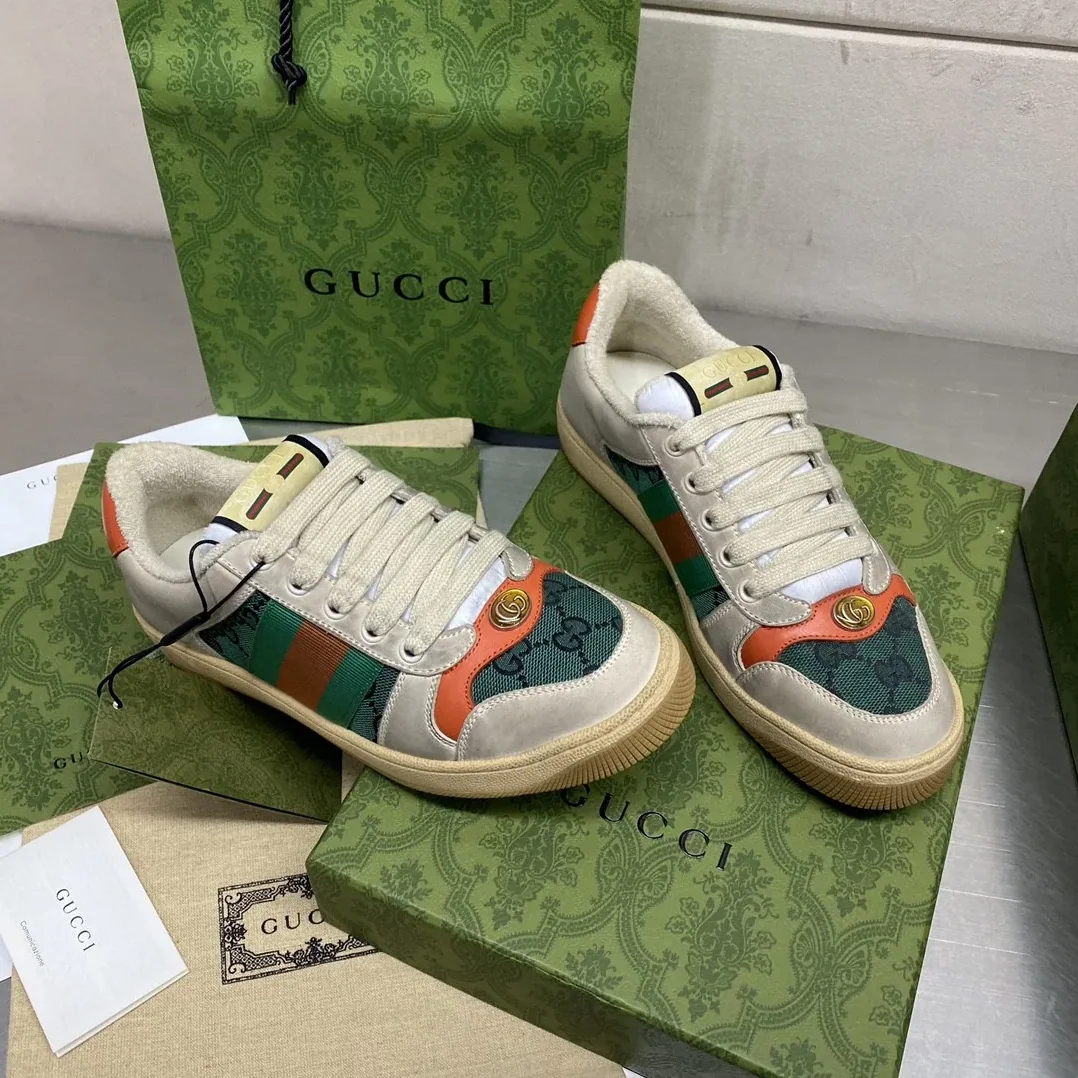 Gucci Screener Sneaker Beige Gucci Screener Sneaker Beige