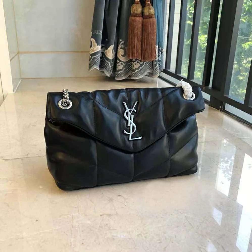 Saint Laurent YSL Loulou Puffer Small Bag in Quilted Lambskin for Women Saint Laurent YSL Loulou Puffer Small Bag in Quilted Lambskin for Women