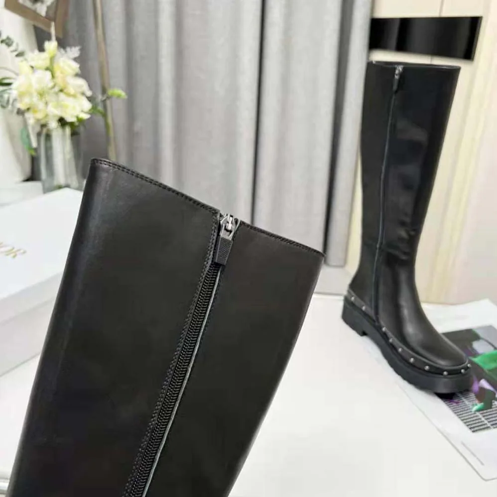 Dior Diorquake Boot Black Calfskin for Women