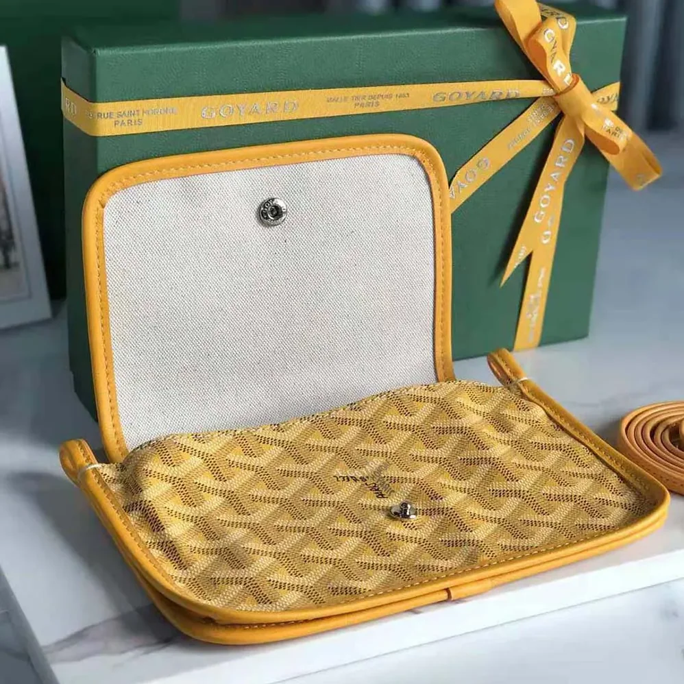 Goyard Plumet Pocket Wallet for Women in Yellow
