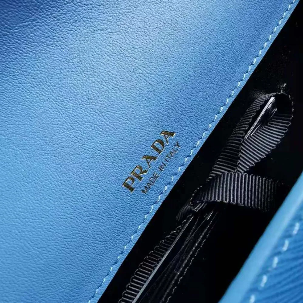 Prada Ladies Saffiano Leather Mini Bag in Blue Prada Ladies Saffiano Leather Mini Bag in Blue