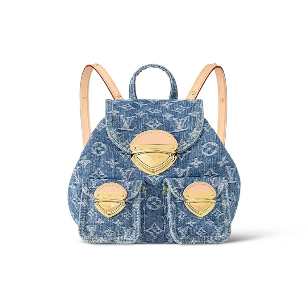 Louis Vuitton Venice Denim Blue Back Pack - 10.2 Inches / Louis Vuitton Venice Denim Blue Back Pack - 10.2 Inches /