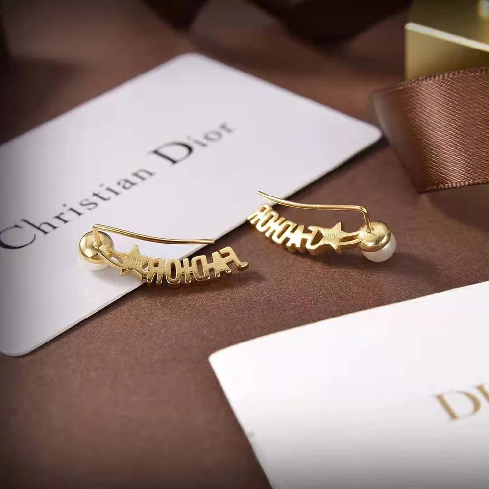 Dior J'Adior Earrings Gold for Women in Finish Metal Dior J'Adior Earrings Gold for Women in Finish Metal