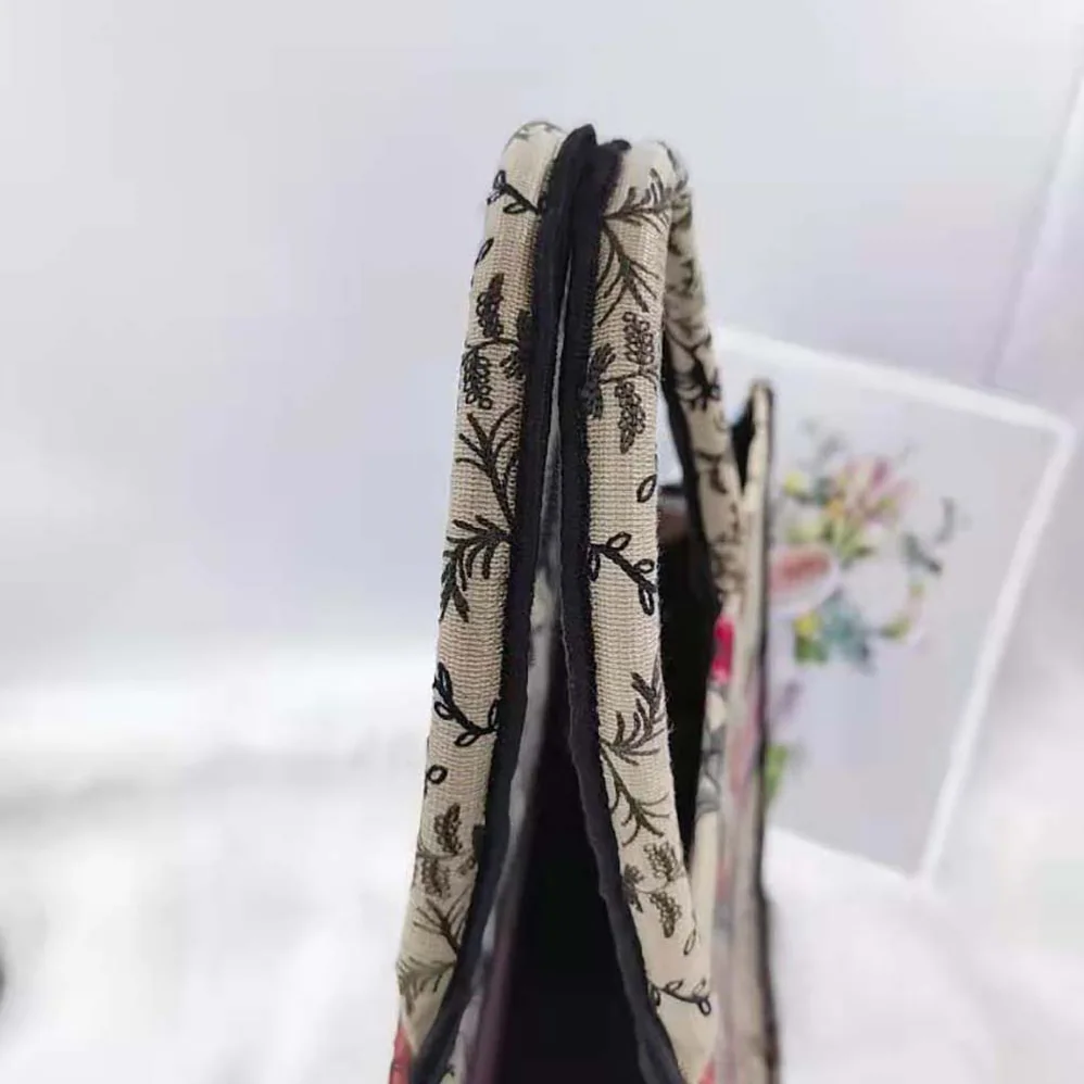 Dior Book Tote Multicolor Dior Flowers Embroidery for Women Dior Book Tote Multicolor Dior Flowers Embroidery for Women