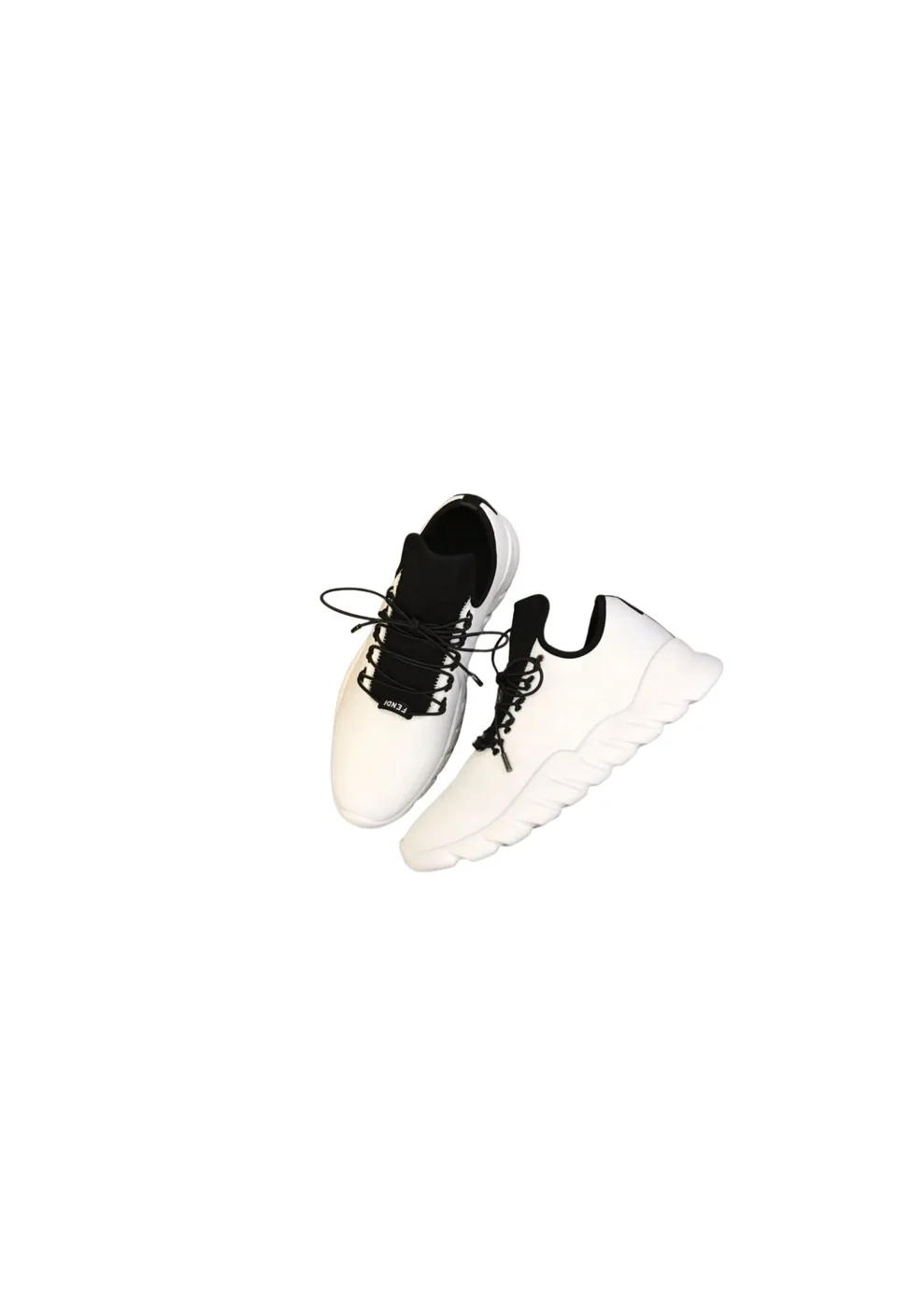 Fendi FD Faster Trainers White Fendi FD Faster Trainers White