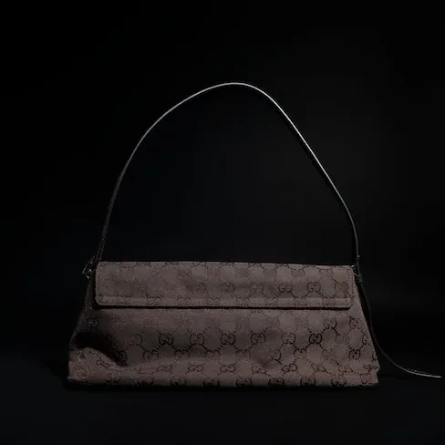 Gucci Madison Medium Shoulder Bag in Dark Brown Palladium Hardware