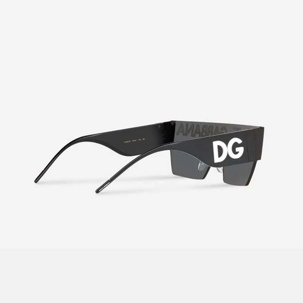 Dolce Gabbana D&G DG Logo Sunglasses for Women in Silver