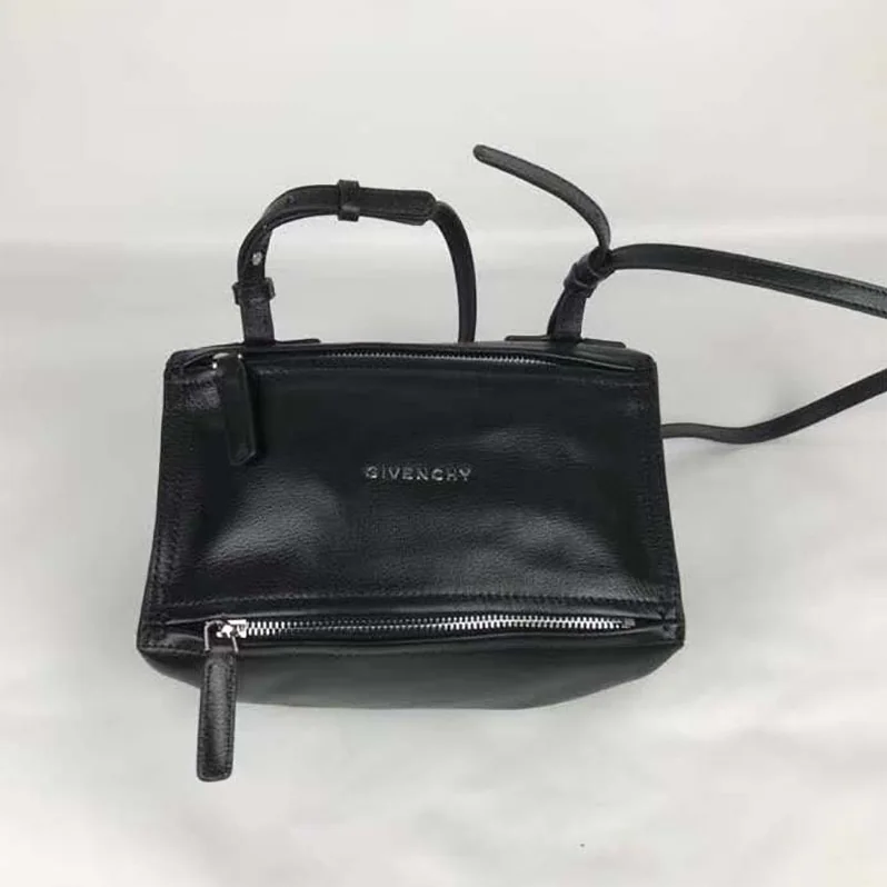 Givenchy Small Pandora Bag in Grained Leather for Women in Black Givenchy Small Pandora Bag in Grained Leather for Women in Black
