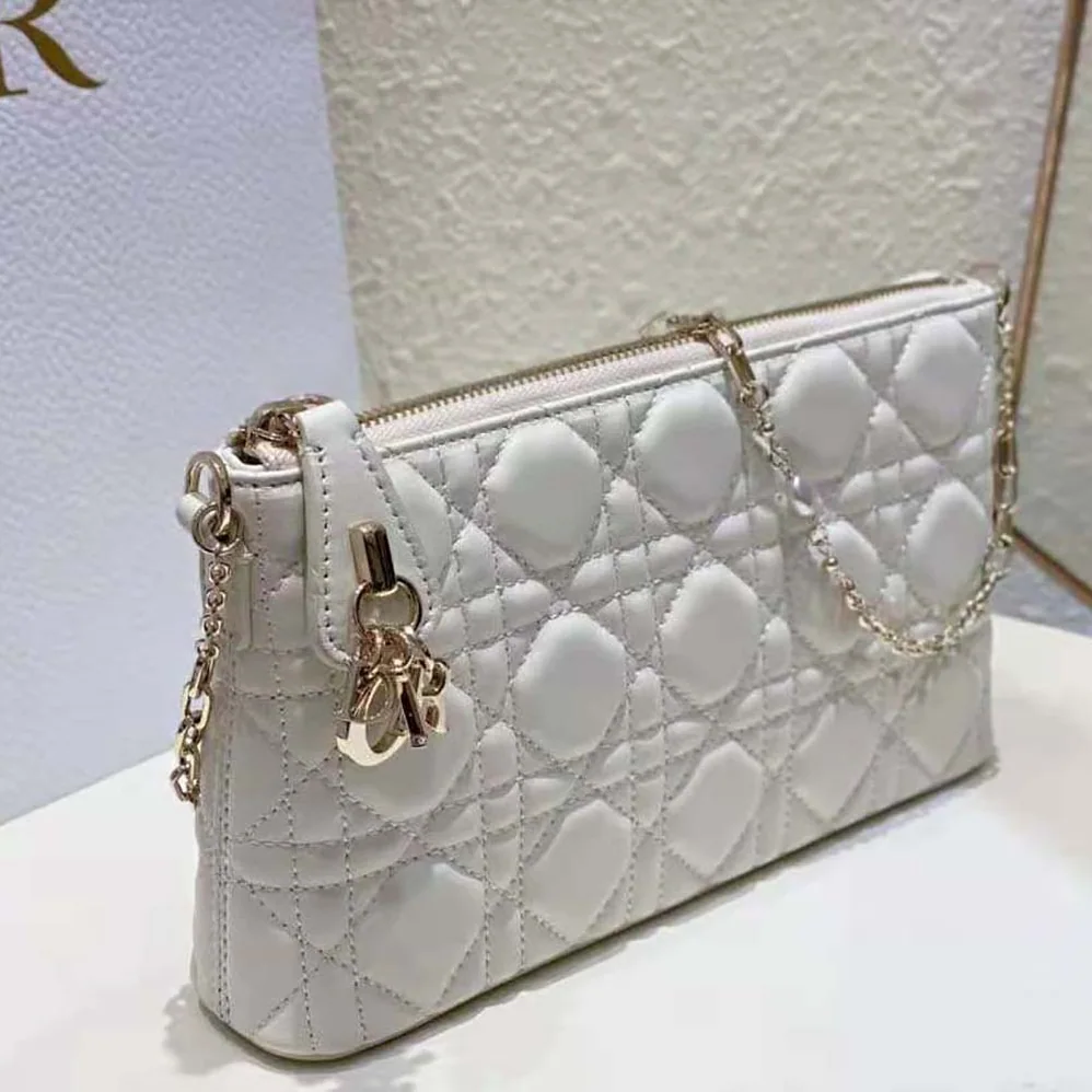 Dior Miss Dior Midi Mini Bag Latte Cannage Lambskin for Women Dior Miss Dior Midi Mini Bag Latte Cannage Lambskin for Women