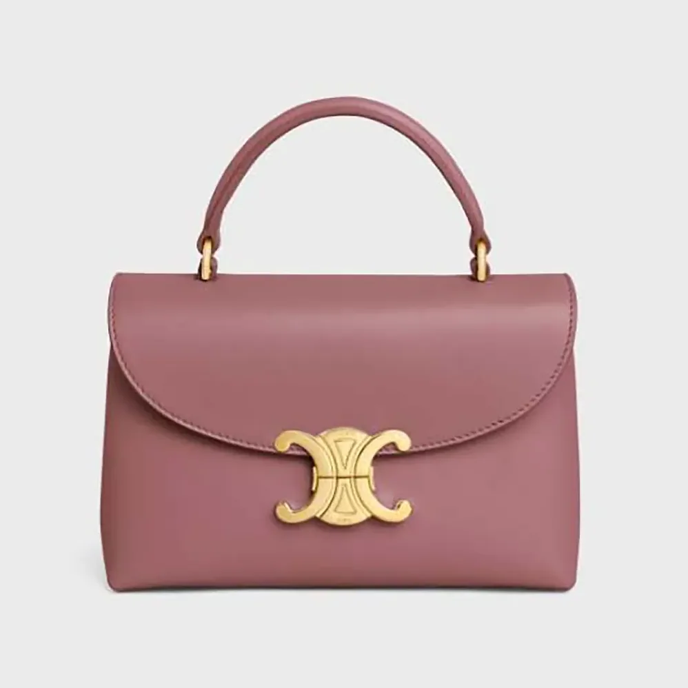 Celine Teen Nino Bag in Smooth Satinated Calfskin for Women in Rose