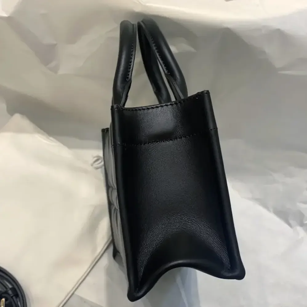 Dior Mini Dior Book Tote Black Macrocannage Calfskin for Women Dior Mini Dior Book Tote Black Macrocannage Calfskin for Women