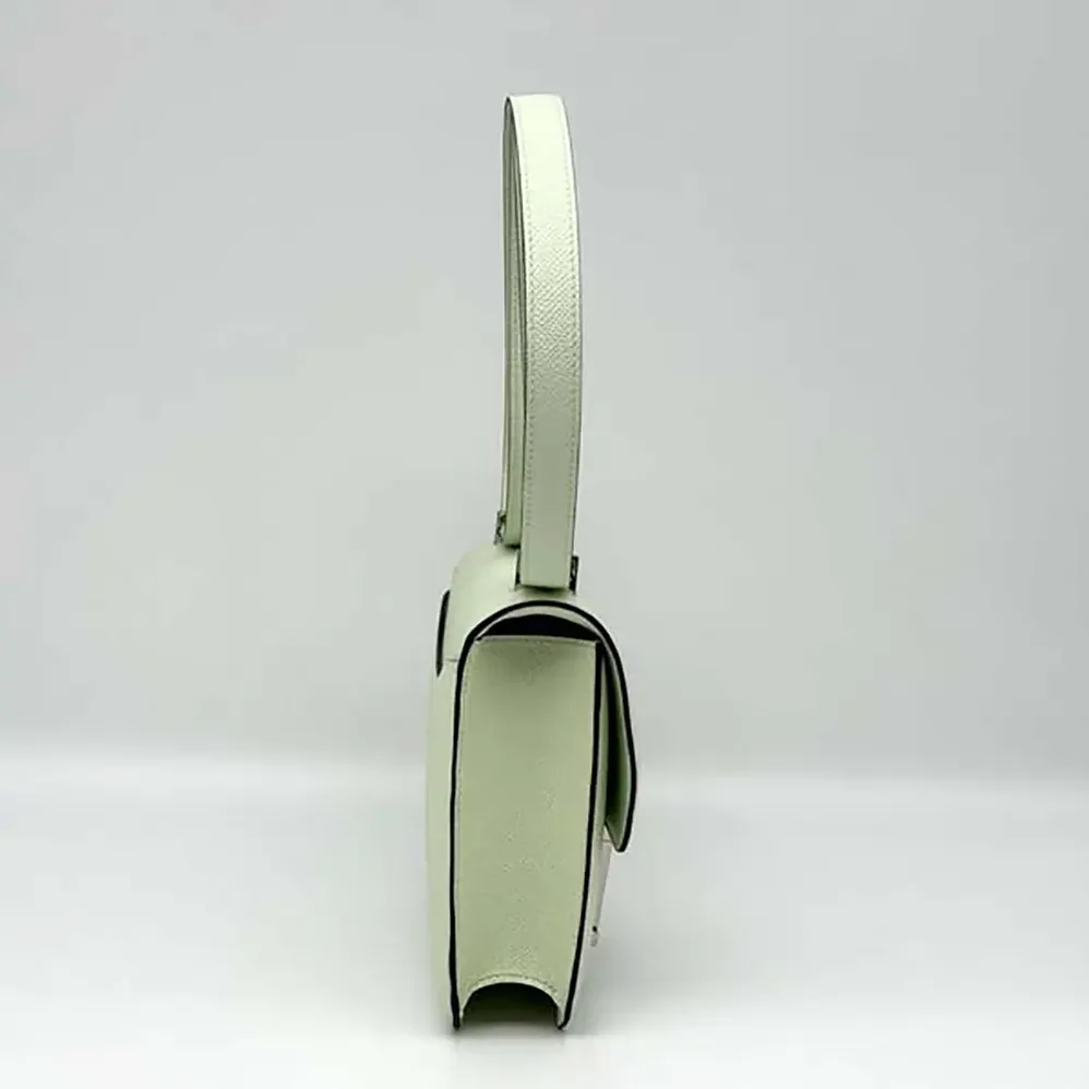 Hermes Constance 24 Bag Epsom Leather for Women in Lime/Silver Hermes Constance 24 Bag Epsom Leather for Women in Lime/Silver