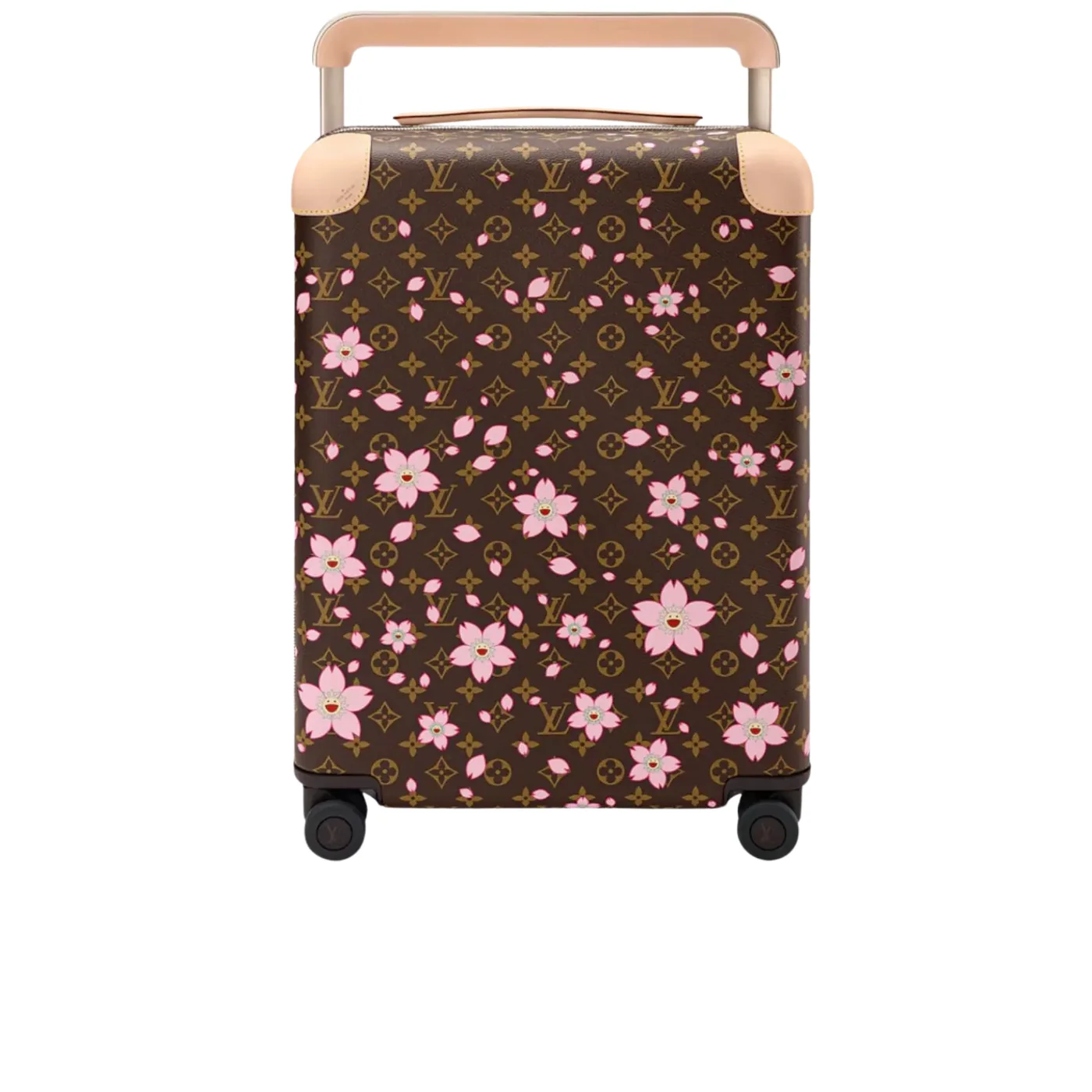 Louis Vuitton LV x TM Horizon 55 Suitcase in Sakura Brown Gold Hardware