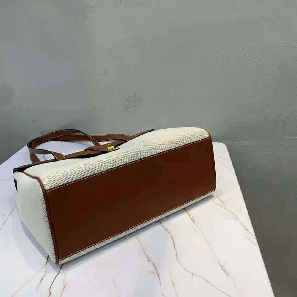 Celine Medium Soft 16 Bag in Textile and Calfskin for Women Celine Medium Soft 16 Bag in Textile and Calfskin for Women