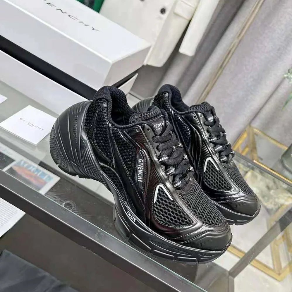 Givenchy TK-MX Runner Sneakers in Mesh for Unisex in Black Givenchy TK-MX Runner Sneakers in Mesh for Unisex in Black