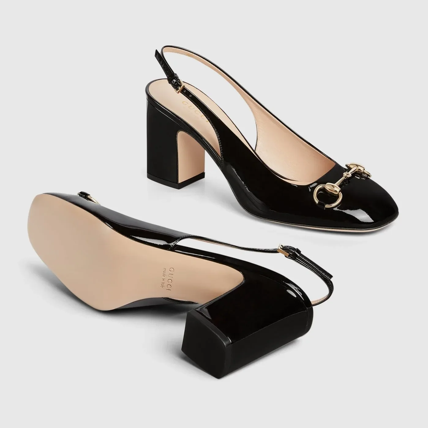 Gucci Horsebit Slingback Black Gucci Horsebit Slingback Black