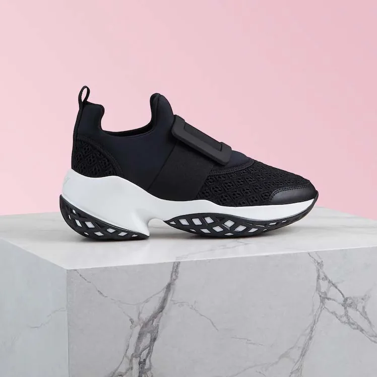 Roger Vivier Viv' Run Sneakers for Women in Black Roger Vivier Viv' Run Sneakers for Women in Black