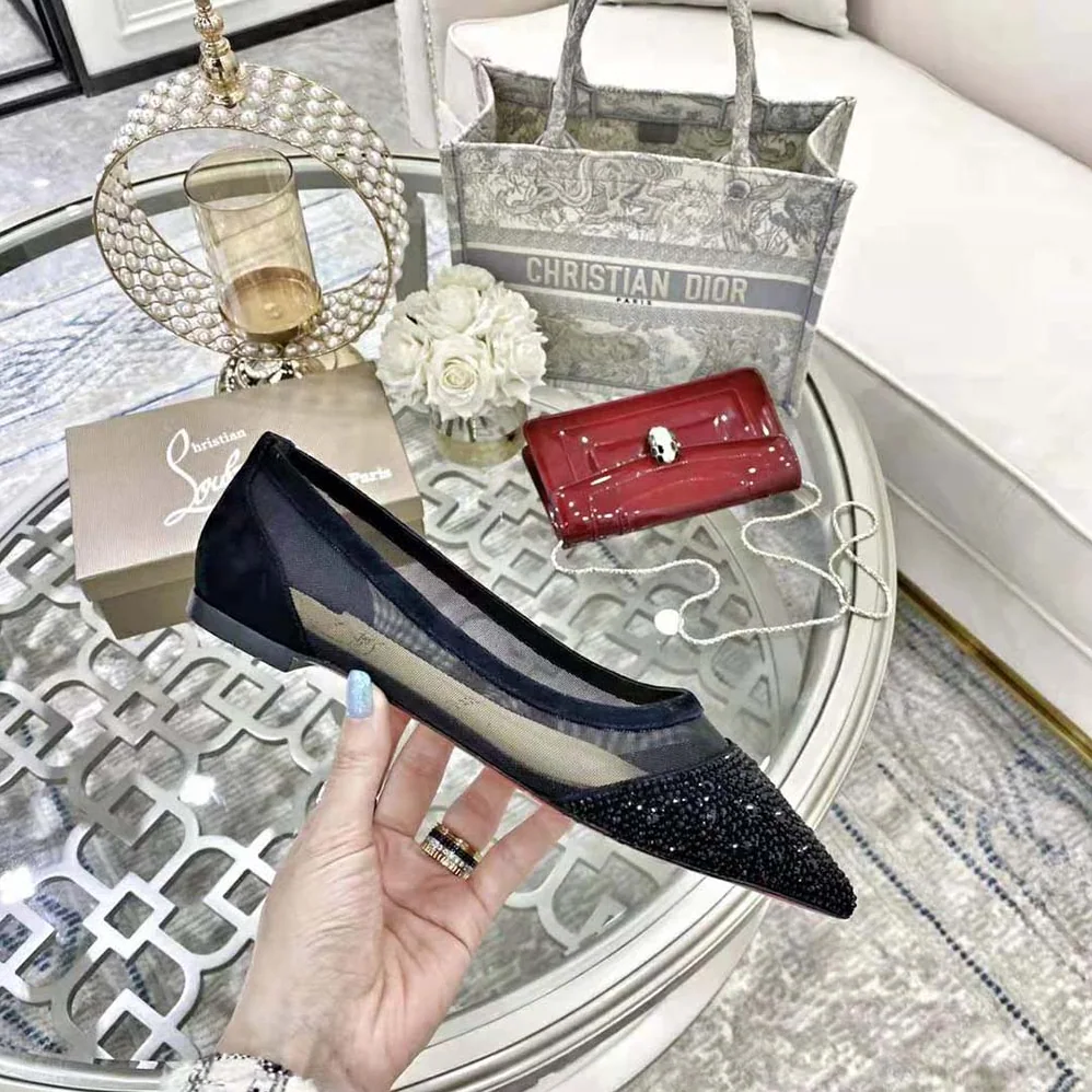 Christian Louboutin Galativi P Strass for Women in Black Christian Louboutin Galativi P Strass for Women in Black