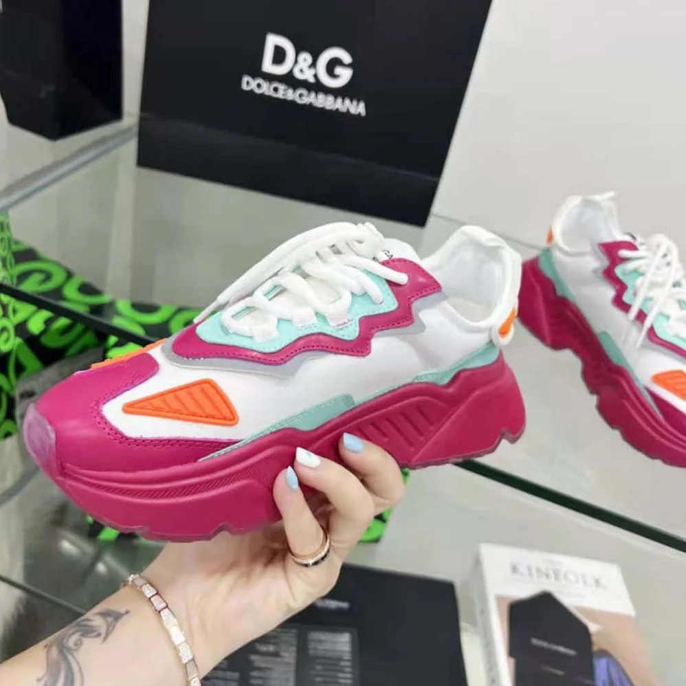 Dolce Gabbana D&G Mixed for Women in Materials Daymaster Sneakers Dolce Gabbana D&G Mixed for Women in Materials Daymaster Sneakers