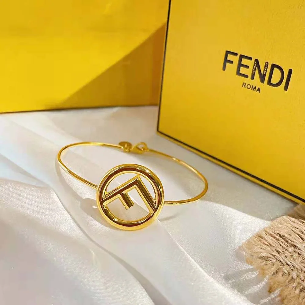Fendi F is Fendi Bracelet Gold Color Bracelet for Women