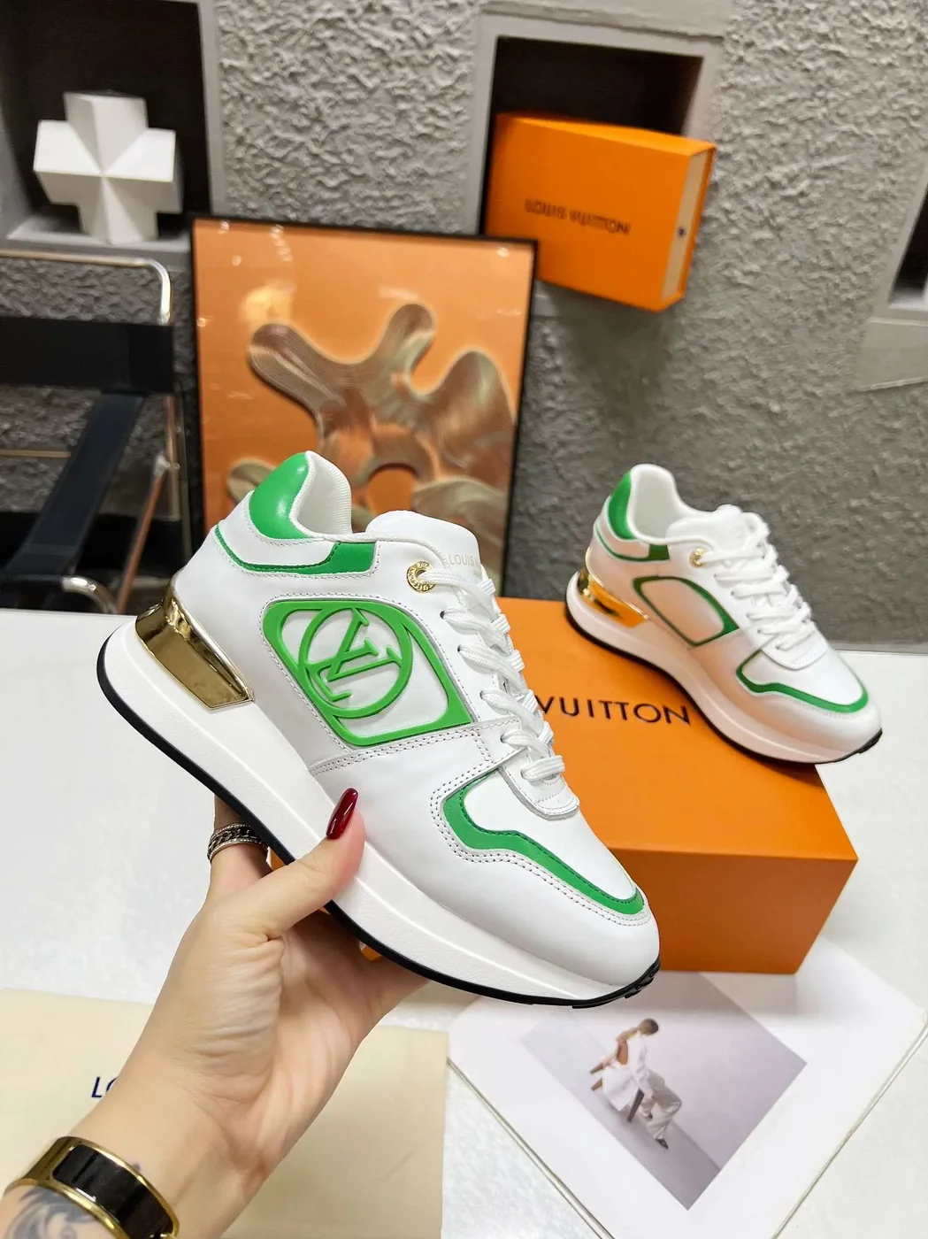 Louis Vuitton Neo Run Away Sneaker White Louis Vuitton Neo Run Away Sneaker White