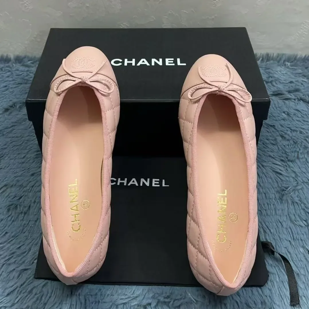 Chanel Ballet Flats Light Pink Chanel Ballet Flats Light Pink
