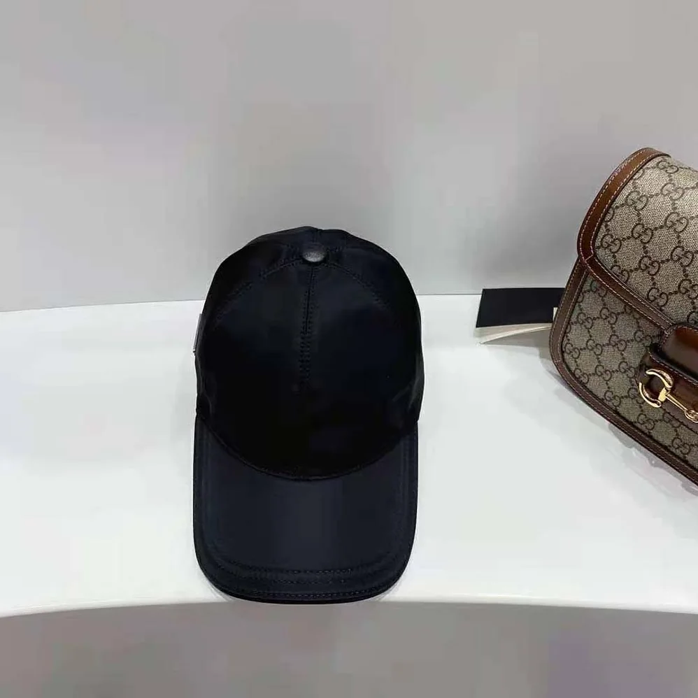 Prada Re-Nylon Baseball Cap for Women in Black