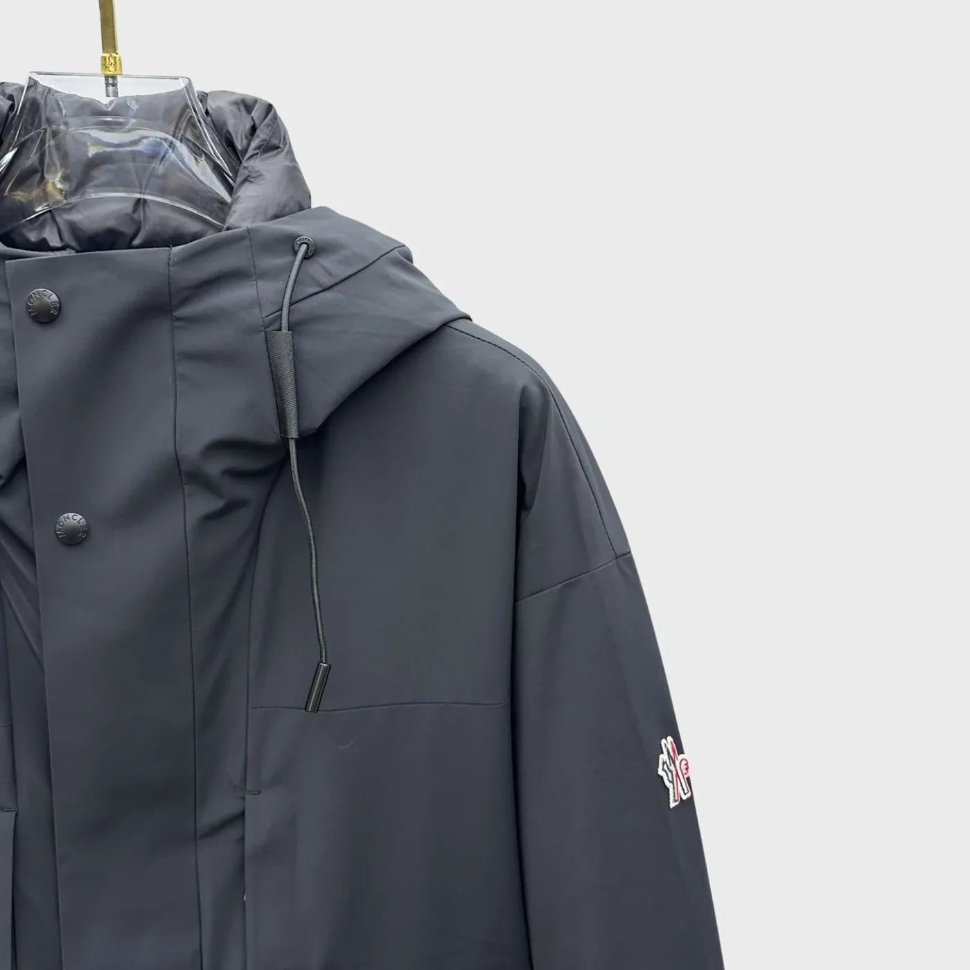 Moncler Technical Hooded Jacket Black Moncler Technical Hooded Jacket Black