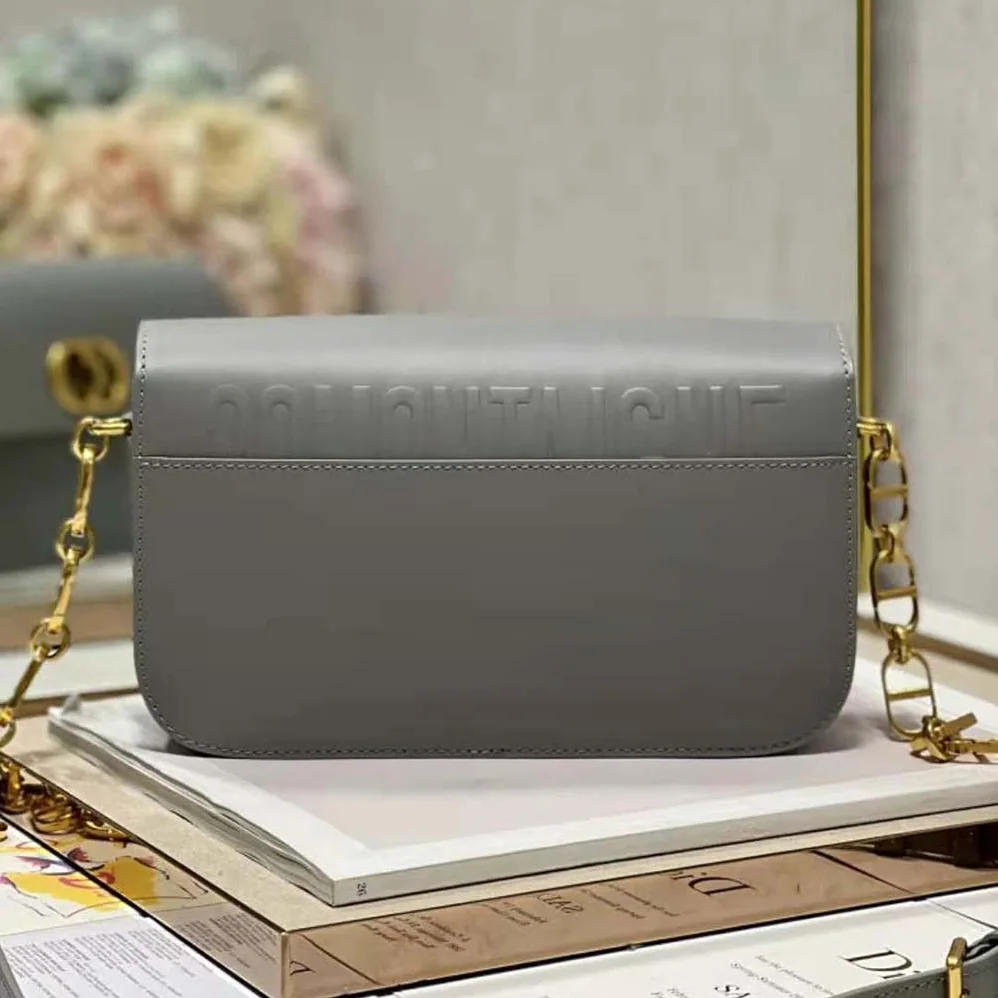 Dior 30 Montaigne Avenue Bag Ethereal Gray Box Calfskin for Women Dior 30 Montaigne Avenue Bag Ethereal Gray Box Calfskin for Women