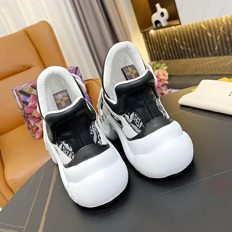 Louis Vuitton LV Archlight Sneaker Dark Brown for Women Louis Vuitton LV Archlight Sneaker Dark Brown for Women