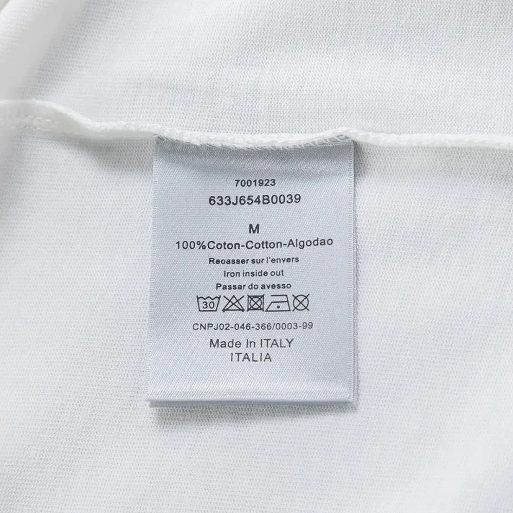 Dior T-Shirt with Dior Clover Embroidery Relaxed Fit White Cotton Jersey for Women Dior T-Shirt with Dior Clover Embroidery Relaxed Fit White Cotton Jersey for Women