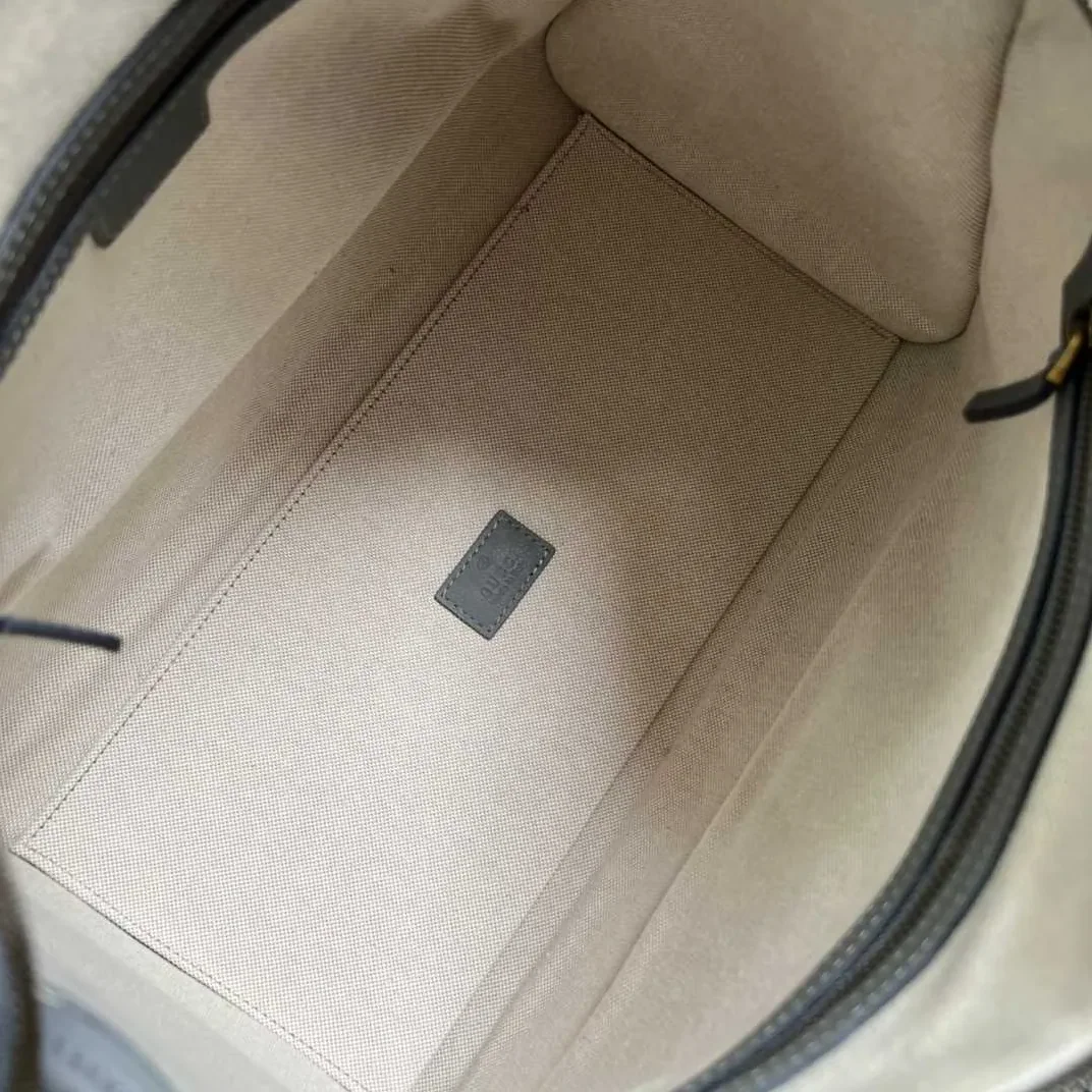 Gucci Double G-Detailed Smooth Medium Handbag White /