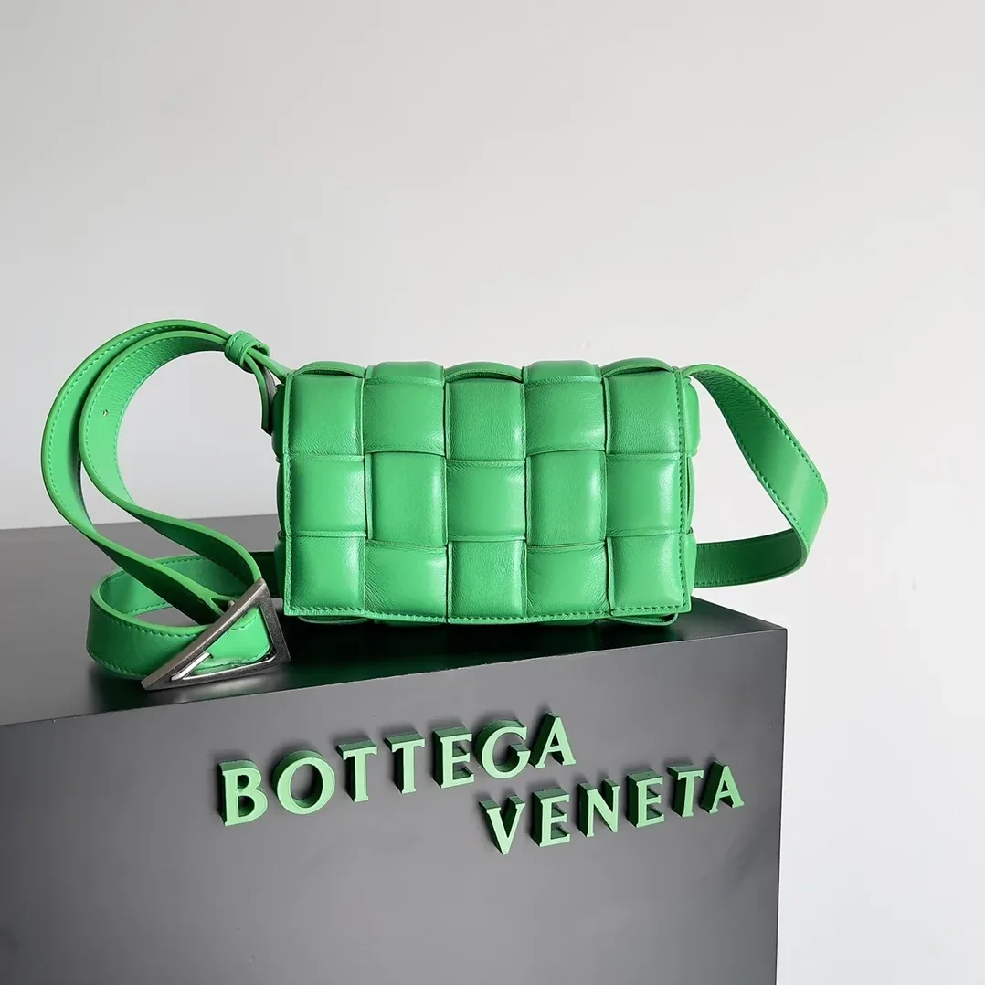 Bottega Veneta Small Padded Cassette Green Bottega Veneta Small Padded Cassette Green