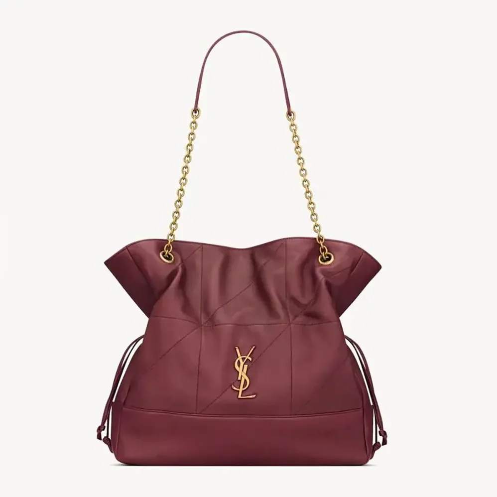 Saint Laurent YSL Jamie Shopping In Lambskin for Women in Red Saint Laurent YSL Jamie Shopping In Lambskin for Women in Red