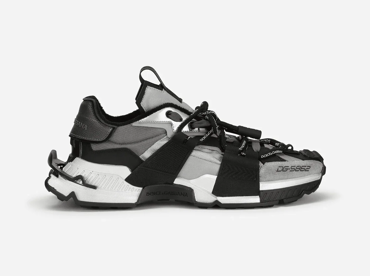 Mixed in materials Space Sneakers