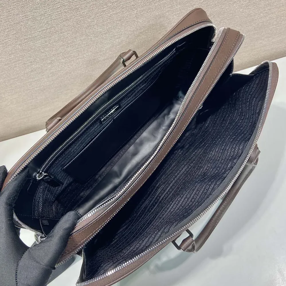 Prada Saffiano Leather Briefcase for Men Prada Saffiano Leather Briefcase for Men