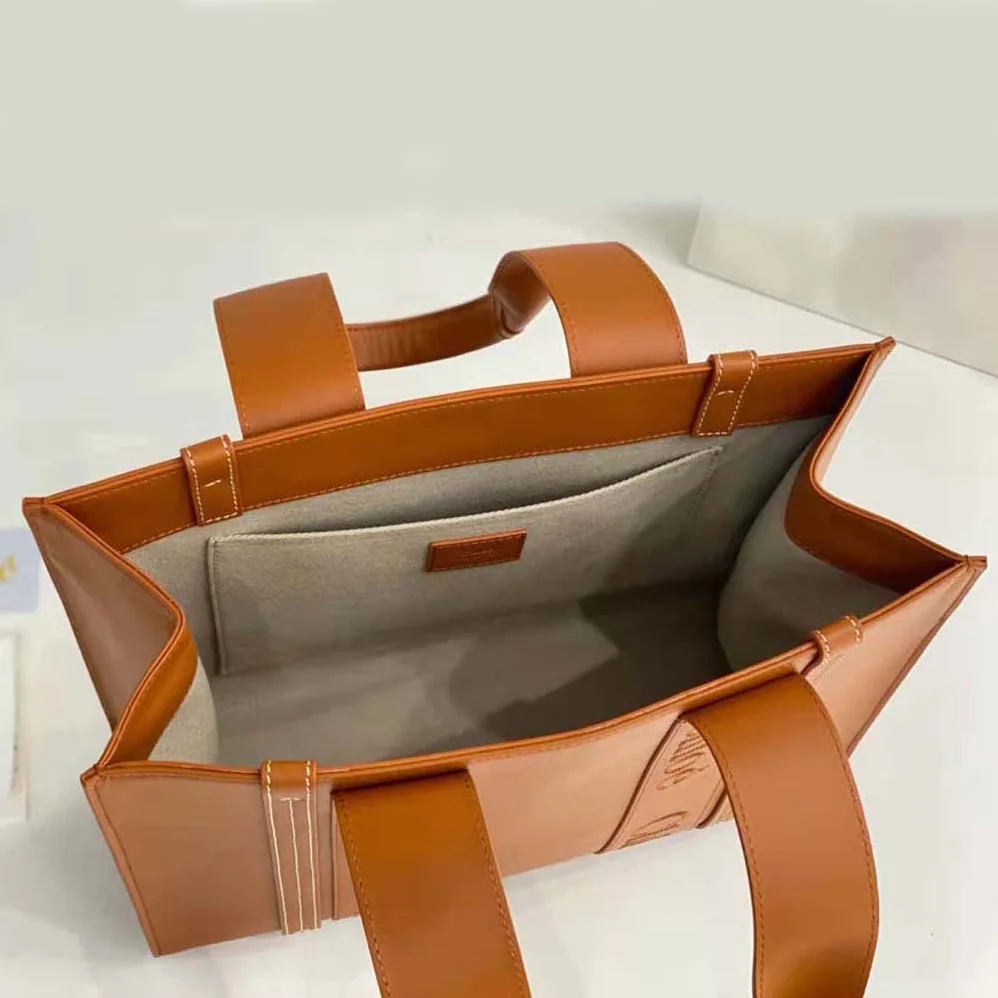 Chloe Medium Woody Tote Bag with Embroidered Chloé Logo for Women in Brown
