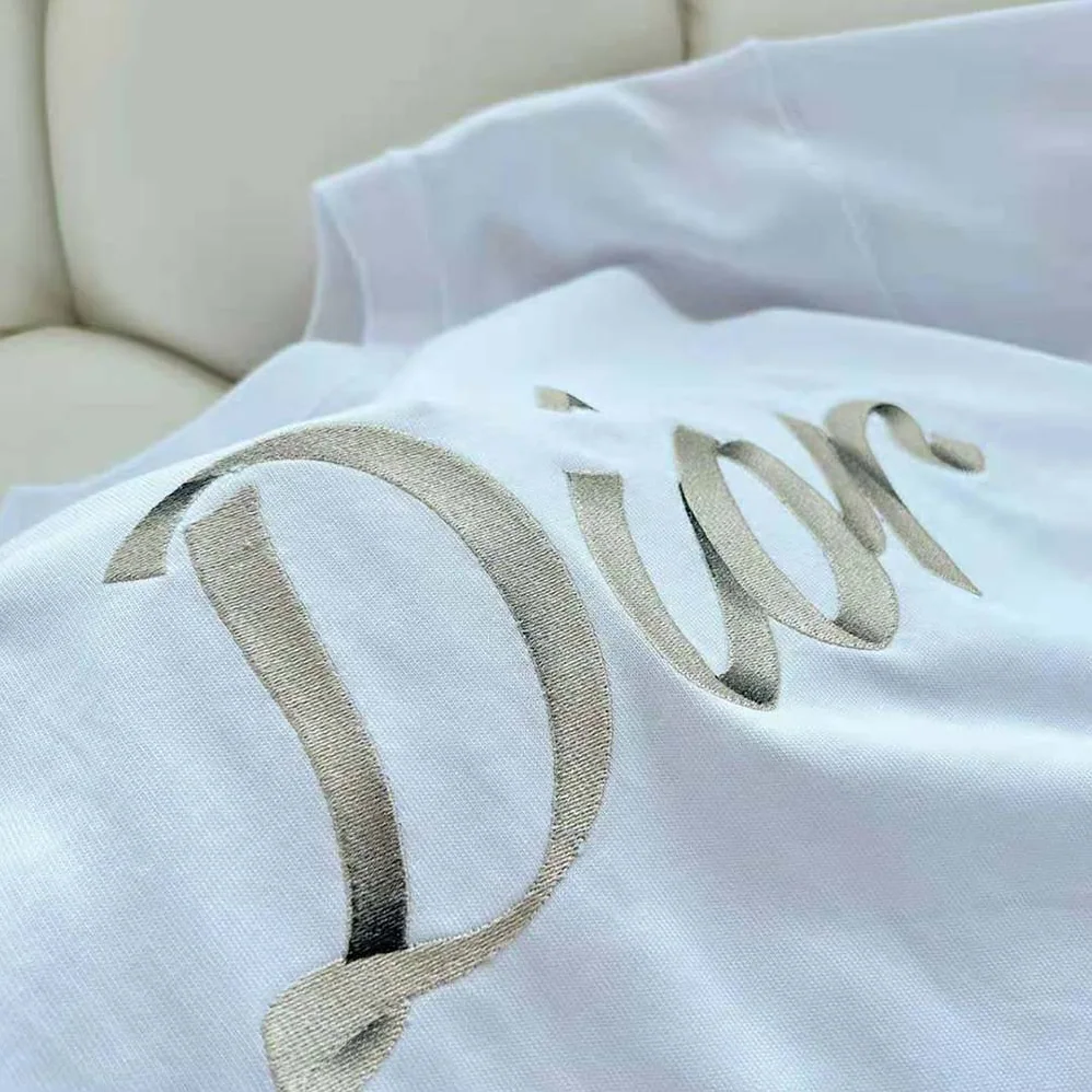 Dior Relaxed-Fit T-shirt White Organic Cotton Compact Jersey for Men
