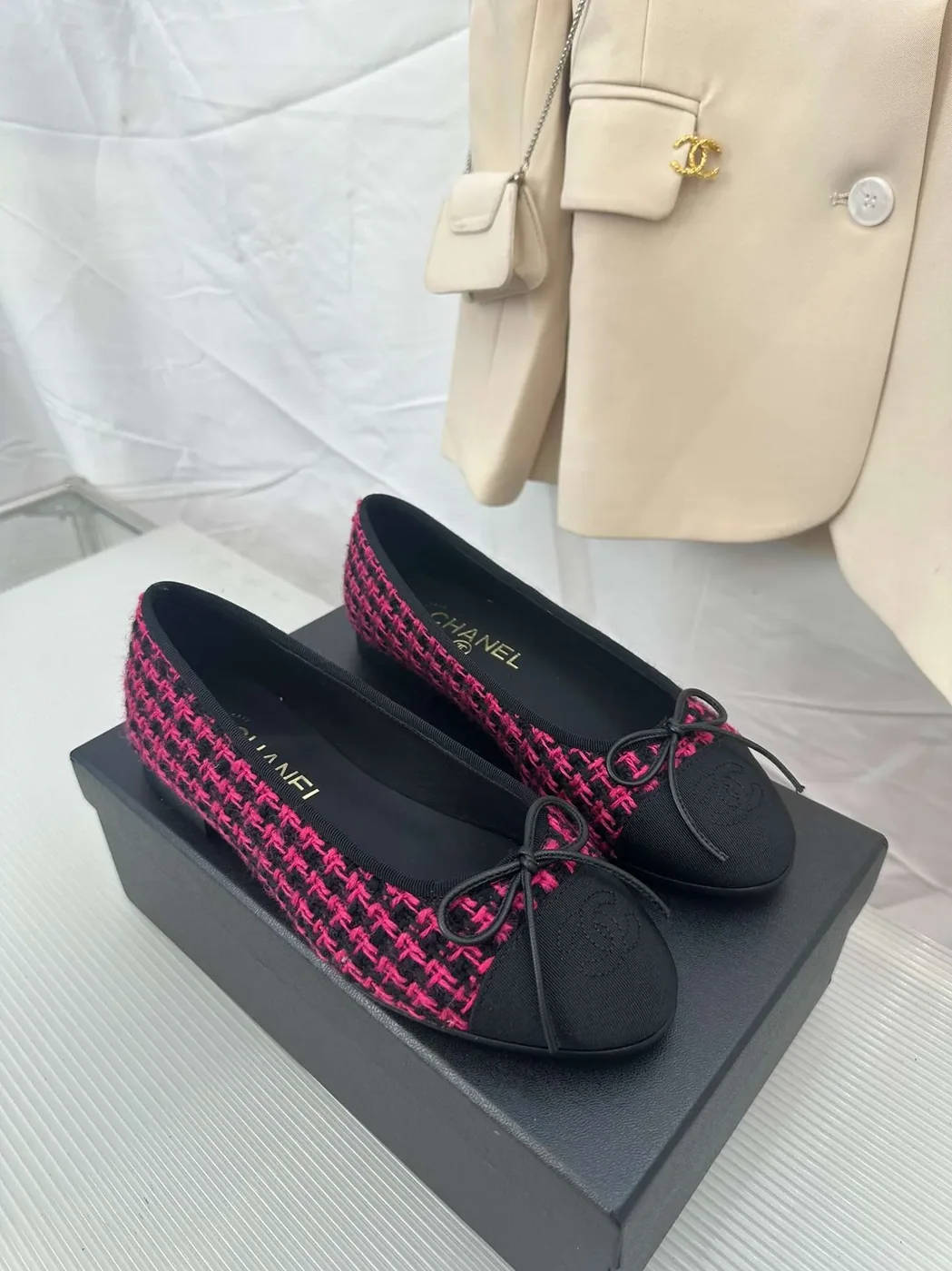 Chanel Ballerina Logo Ballet Pink Chanel Ballerina Logo Ballet Pink