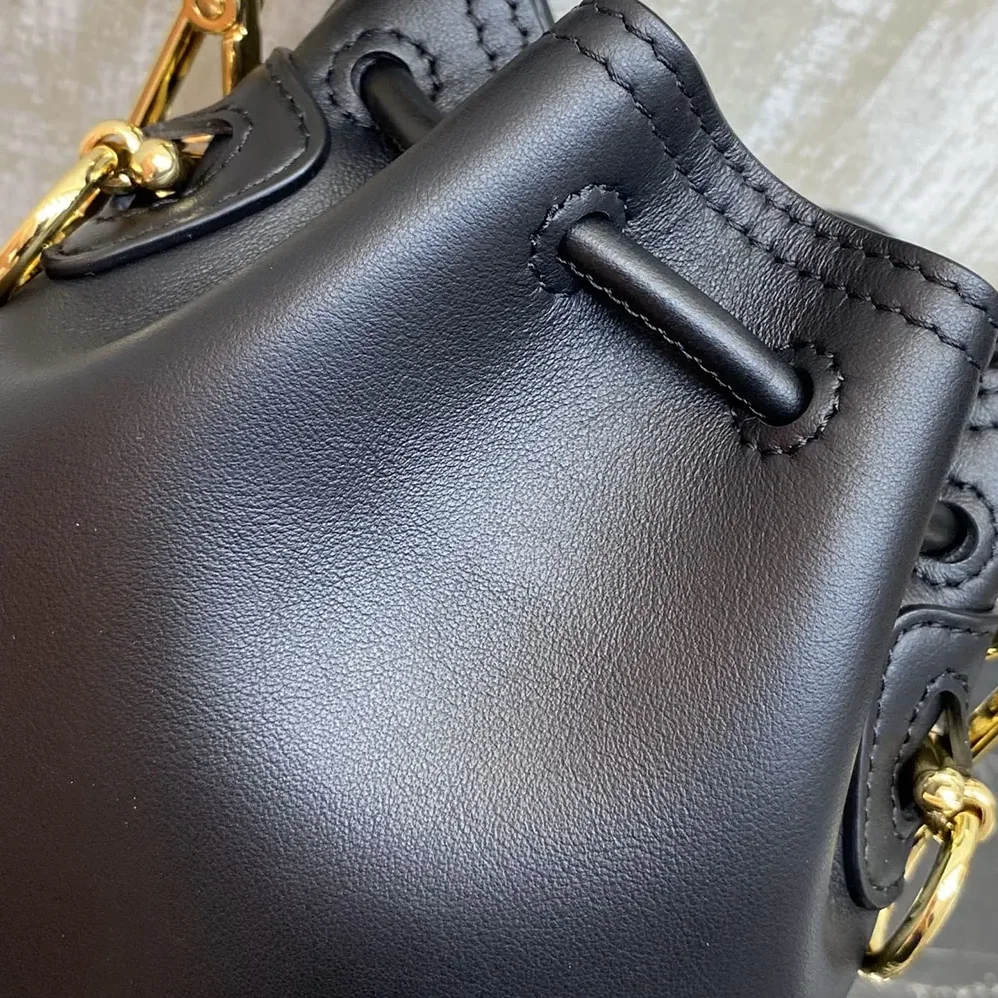 Fendi Mon Tresor Black Leather Mini for Women in bag Fendi Mon Tresor Black Leather Mini for Women in bag