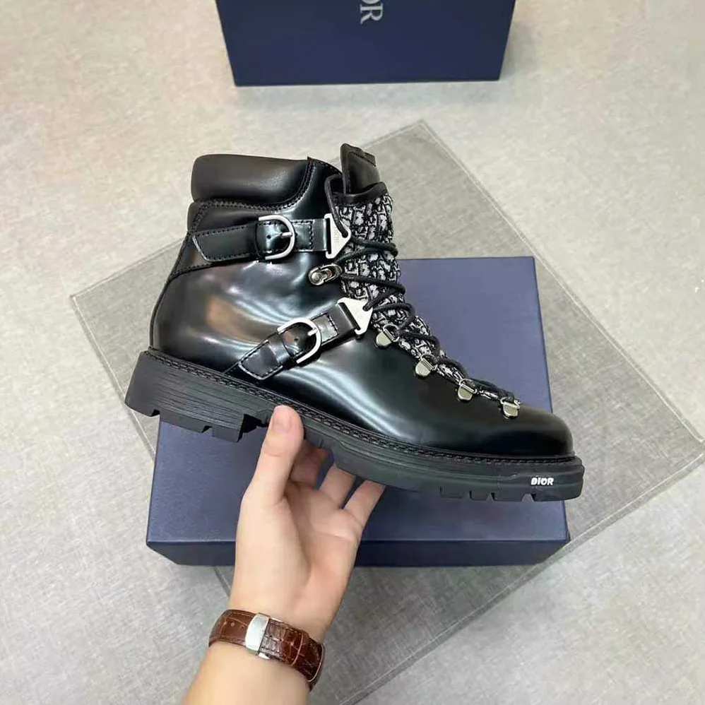 Dior Explorer II Laced and Buckled Ankle Boot for Men Dior Explorer II Laced and Buckled Ankle Boot for Men