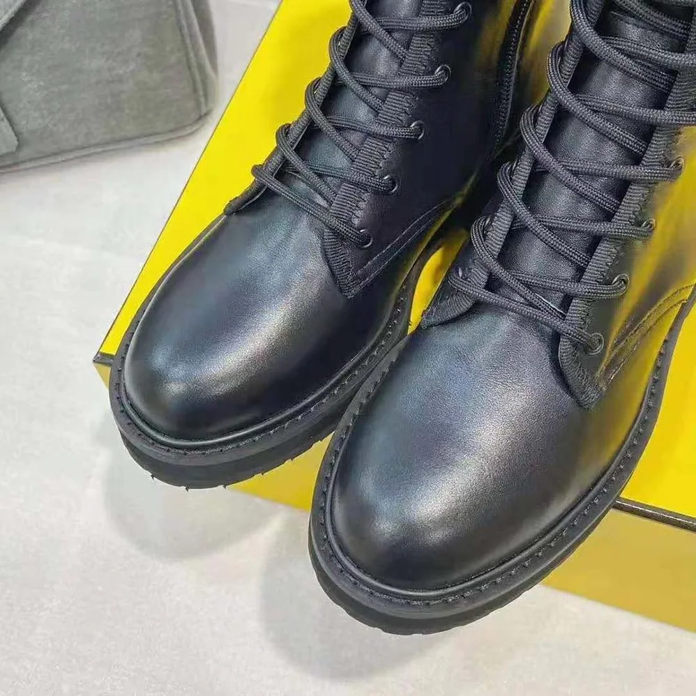 Fendi Black Leather Biker Boots for Women Fendi Black Leather Biker Boots for Women