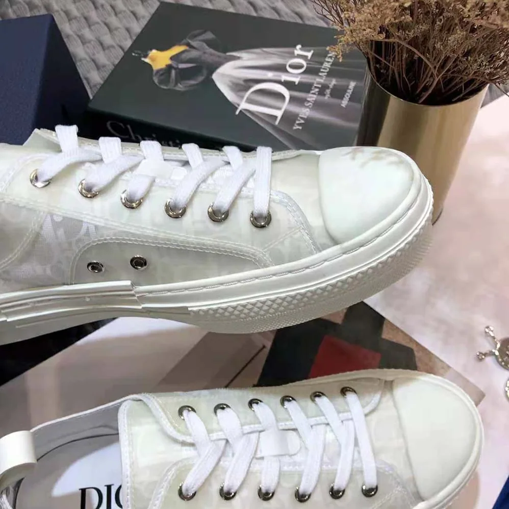 Dior B23 Low-Top Sneaker White Dior Oblique Canvas for Men Dior B23 Low-Top Sneaker White Dior Oblique Canvas for Men