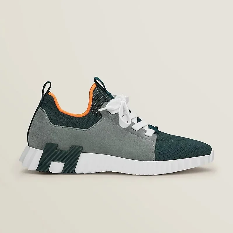 Hermes Depart Slip in On Sneakers Noir/ Grey Hermes Depart Slip in On Sneakers Noir/ Grey