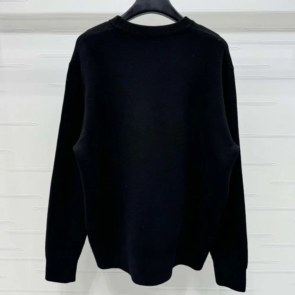 Dior Christian Dior Couture Sweater Black Wool Blend for Women