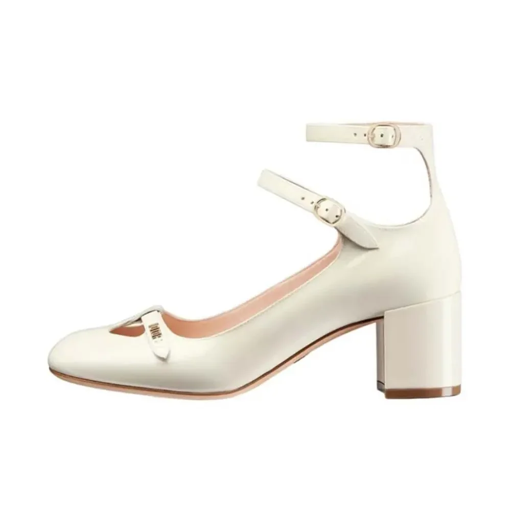 Dior Aime Dior Pump White Patent Calfskin for Women Dior Aime Dior Pump White Patent Calfskin for Women