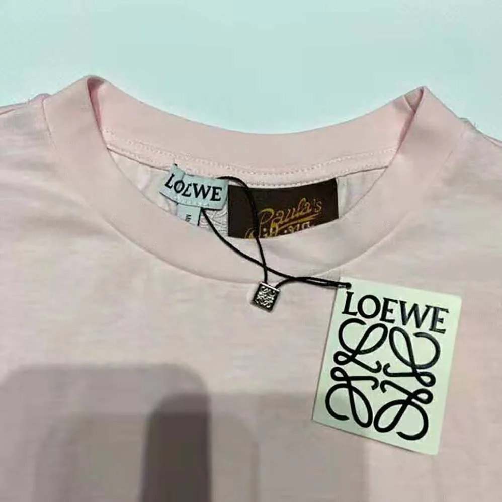 Loewe Watermelon T-shirt in Cotton for Women in Pink Loewe Watermelon T-shirt in Cotton for Women in Pink