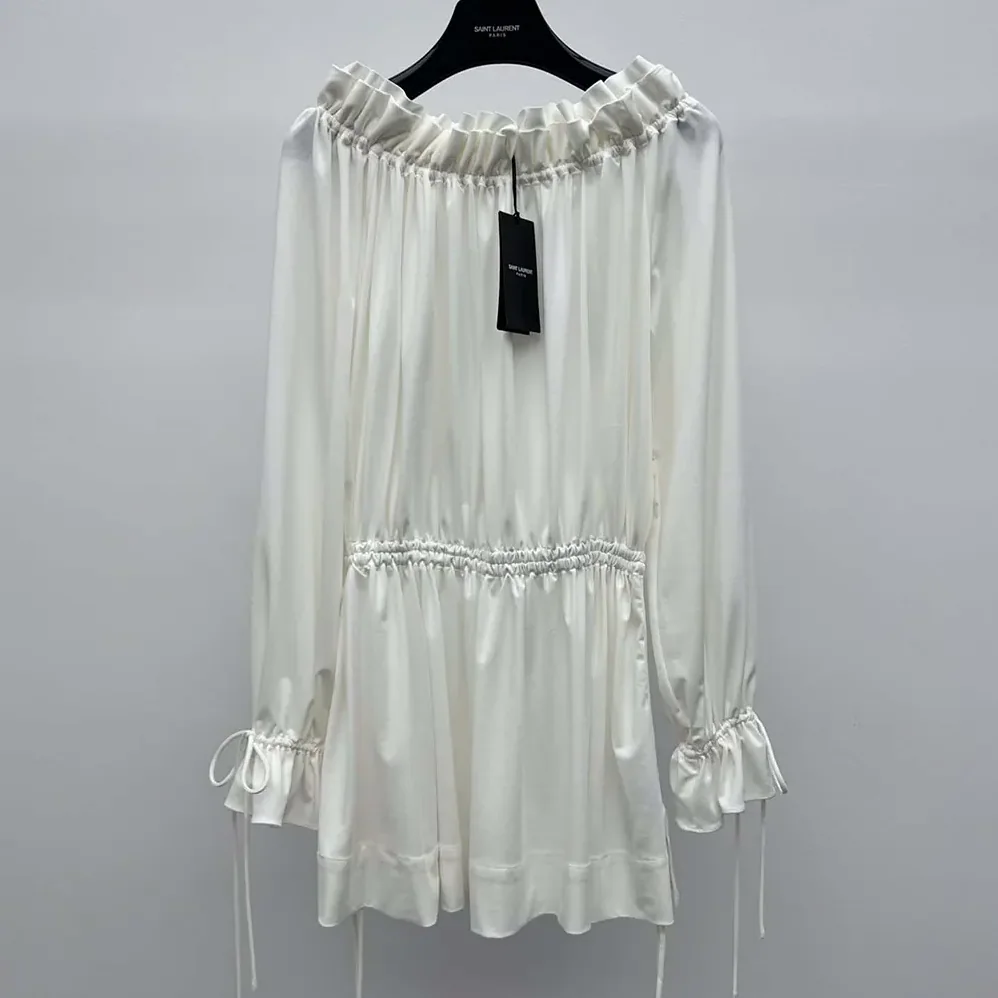 Celine Gathered Dress in Jersey for Women Celine Gathered Dress in Jersey for Women