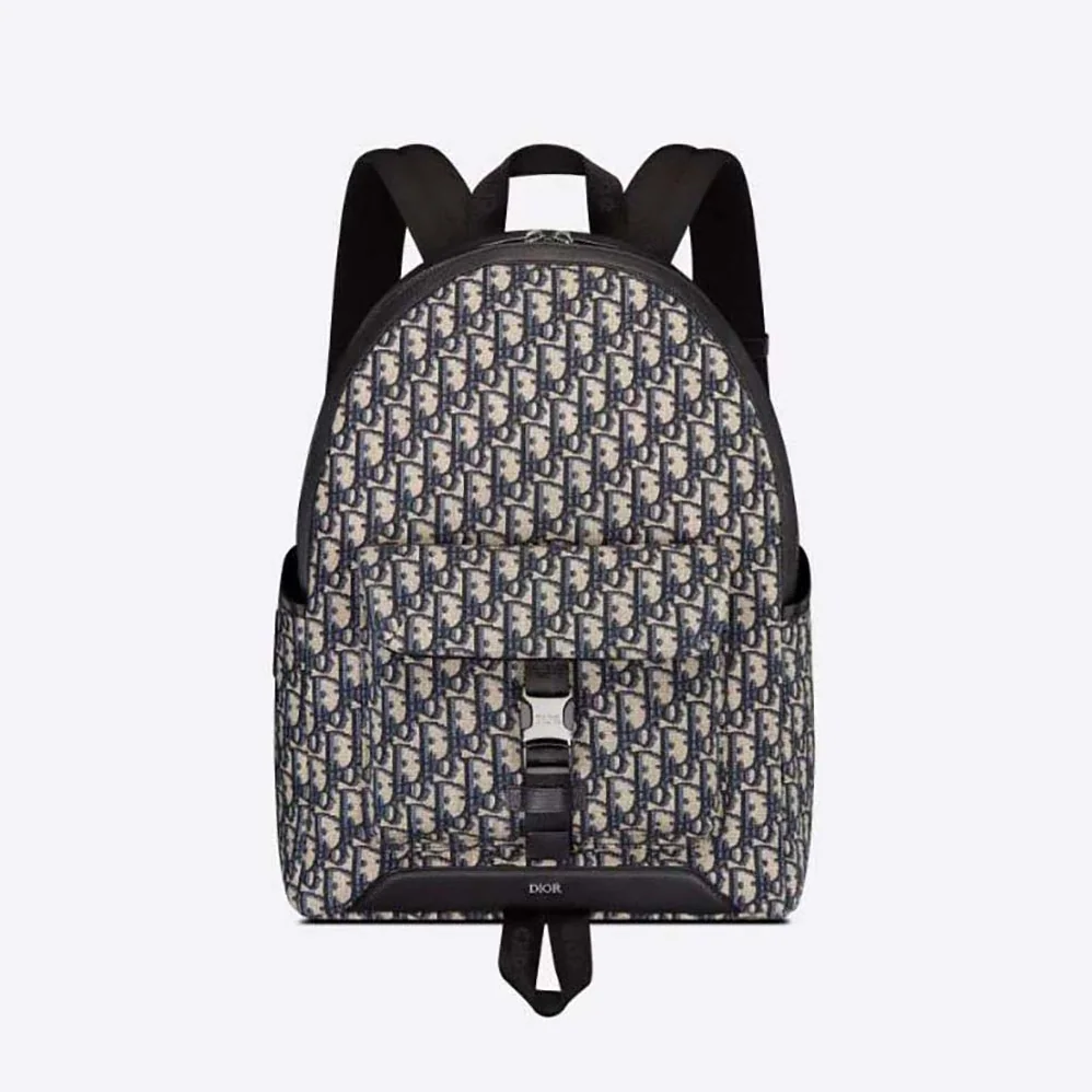 Dior Explorer Backpack Beige and Black Dior Oblique Jacquard for Men Dior Explorer Backpack Beige and Black Dior Oblique Jacquard for Men