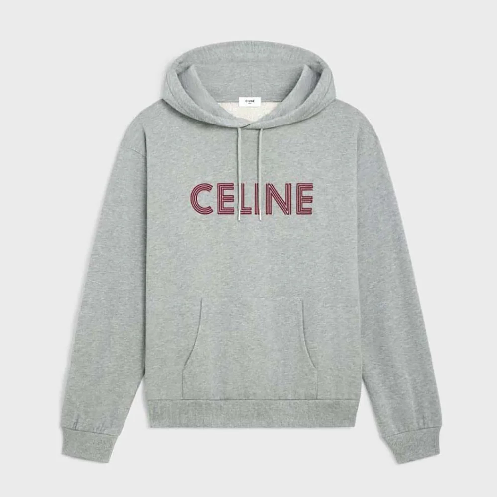 Celine Loose Hoodie in Cotton Fleece for Women